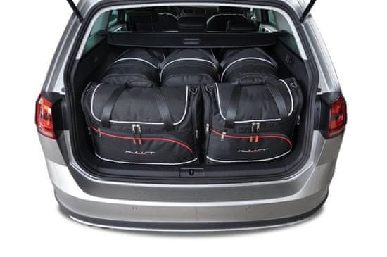 KJUST Sada 5ks cestovních tašek AERO pro VW GOLF VARIANT 2013-2020