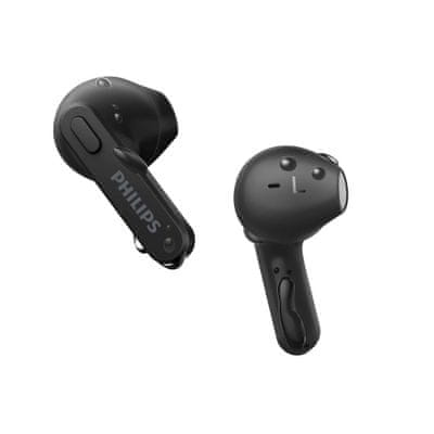  Sodobne Bluetooth slušalke Philips TAT2236 Podpirajo glasovne asistente Vodoodporna polnilna škatlica Dolgotrajna Udobna v ušesnem pretvorniku Prostoročno upravljanje z dotikom Lastnosti Sodobna oblika 