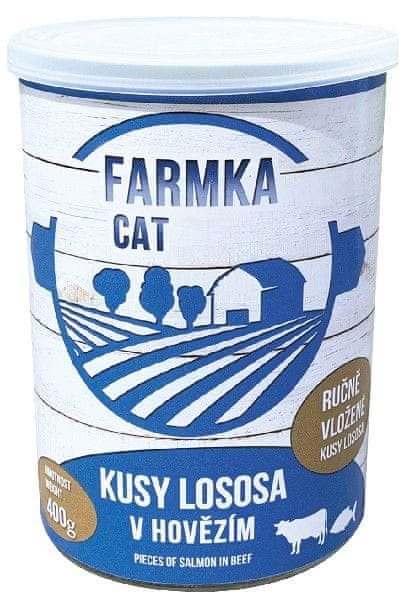 FALCO FARMKA CAT s lososem 6x400g