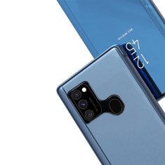 MG Clear View knížkové pouzdro na Samsung Galaxy A12 / M12, černé