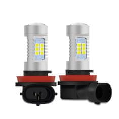 SEFIS LED 5W žárovka H8 H9 H11 21SMD bílá - mlhovky 