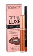 Kraftika 5.5ml retro luxe metallic lip kit,