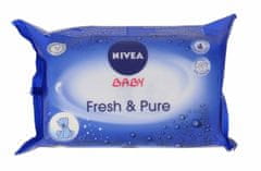 Nivea 63ks baby fresh & pure, čisticí ubrousky