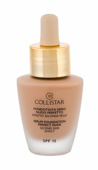 Collistar 30ml serum foundation perfect nude spf15