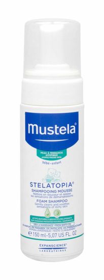 Mustela 150ml bébé stelatopia foam shampoo, šampon