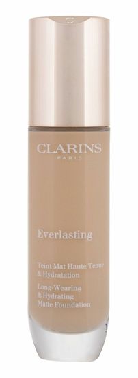 Clarins 30ml everlasting foundation, 101w linen, makeup