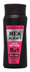 Dermacol 250ml men agent sexy sixpack 5in1, sprchový gel