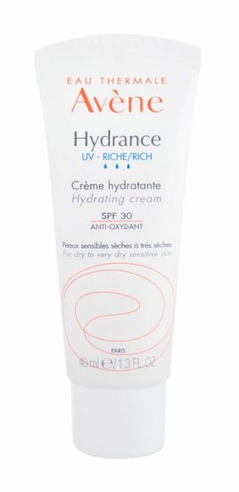 Avéne 40ml hydrance uv rich spf30, denní pleťový krém