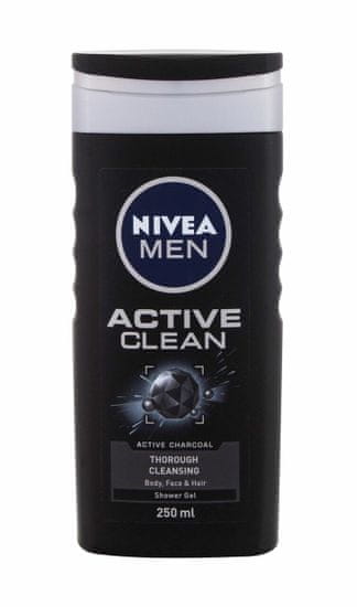 Nivea 250ml men active clean, sprchový gel