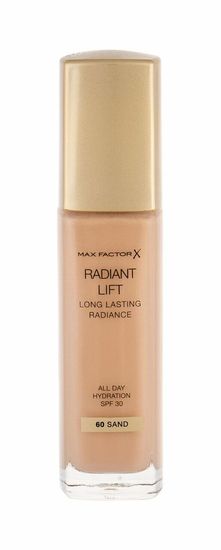 Max Factor 30ml radiant lift spf30, 60 sand, makeup