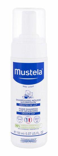 Mustela 150ml bébé foam shampoo, šampon