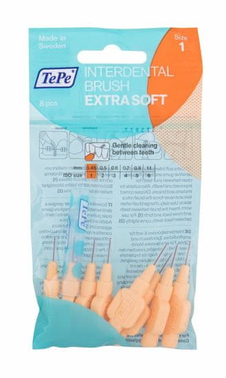 Kraftika 8ks tepe extra soft 0,45 mm, mezizubní kartáček