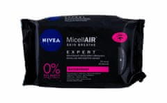 Nivea 20ks micellair expert waterproof, čisticí ubrousky