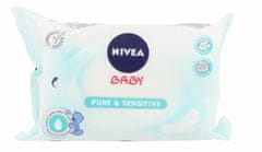 Nivea 63ks baby pure & sensitive, čisticí ubrousky