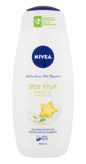 Nivea 500ml star fruit & monoi oil, sprchový gel