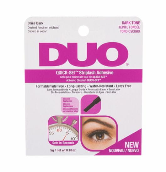 Ardell 5g duo quick-set striplash adhesive dark tone