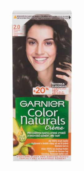 Garnier 40ml color naturals créme, 2,0 soft black