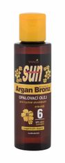 VIVACO 100ml sun argan bronz suntan oil spf6