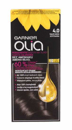 Garnier 50g olia, 4,0 dark brown, barva na vlasy