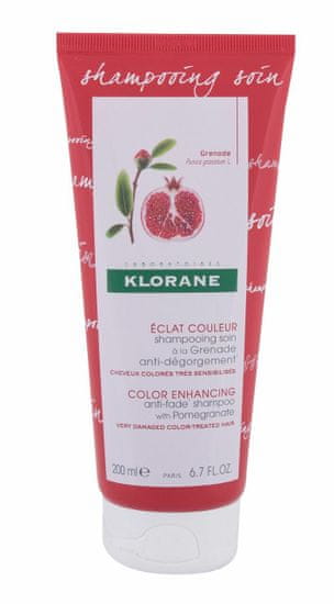 Klorane 200ml pomegranate color enhancing anti-fade, šampon