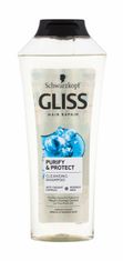 Schwarzkopf 400ml gliss kur purify & protect, šampon