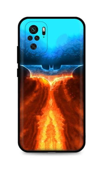 TopQ Kryt Xiaomi Redmi Note 10 silikon Fiery Batman 59209