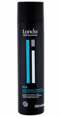 Londa Professional 250ml men hair & body, šampon