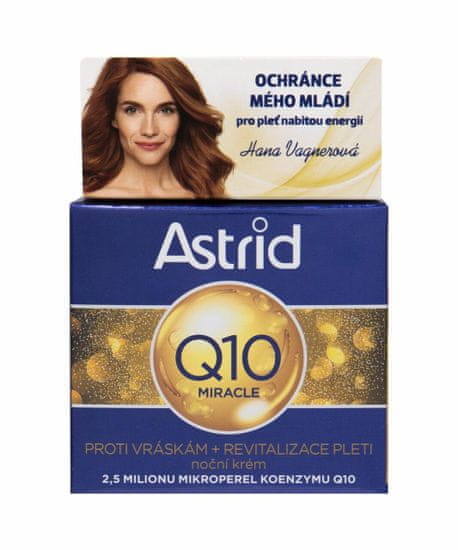 Astrid 50ml q10 miracle, noční pleťový krém