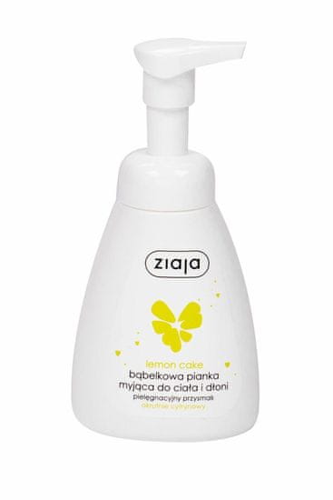 Kraftika 250ml ziaja lemon cake hands & body foam wash, tekuté mýdlo