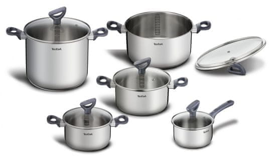 Tefal Sada nerezového nádobí Daily Cook 10 kusů G712SA55