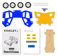 Stanley Stavebnice, auto buggy, dřevo OK036-SY