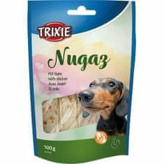Trixie Nugaz, plátky z buvolí kůže s kuřecím masem, 100g