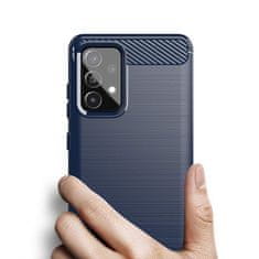 IZMAEL Pouzdro Carbon Bush TPU pre Samsung Galaxy A72 5G/Galaxy A72 4G - Modrá KP9521