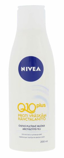 Nivea 200ml q10 plus, čisticí mléko