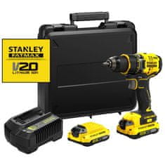 Stanley SFMCD721D2K-Q příklepová aku vrtačka, 2x Li-Ion V20 baterie