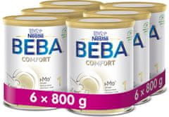 BEBA COMFORT 1 HM-O počáteční kojenecké mléko, 6x800 g