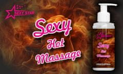 SEXY STAR MASÁŽNÍ GEL SEXY HOT MASSAGE 150ML