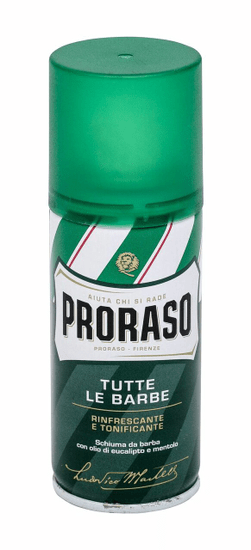 Proraso 100ml green shaving foam, pěna na holení