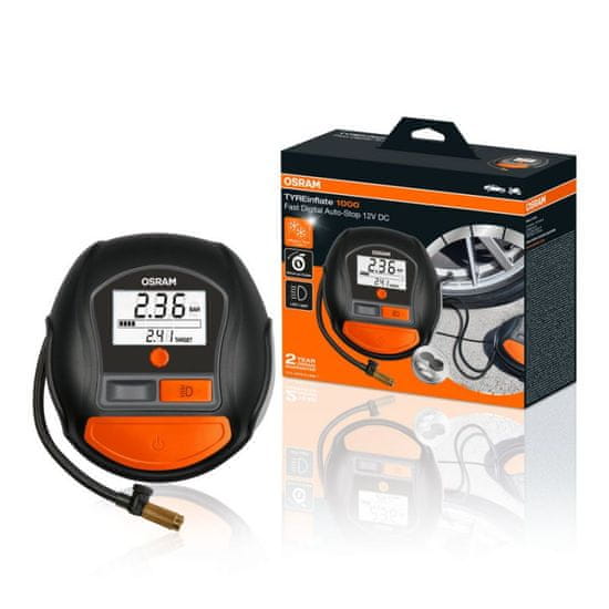 Osram Digitální kompresor TYREinflate 1000