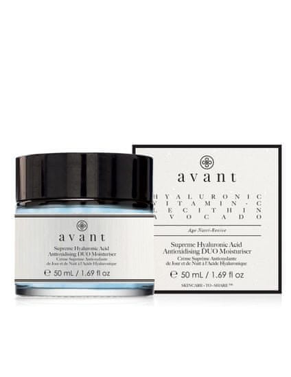 avant skincare Avant Supreme Hyaluronic Acid Anti-oxidising DUO Moisturiser-hydratační pleťový krém DUO s kyselinou hyaluronovou 50 ml