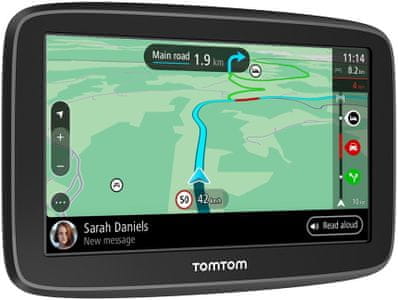 TomTom GO CLASSIC GPS navigáció 5 hüvelykes érintőképernyő világtérképek gyorsabb térképfrissítések TomTom térképek nagy felbontású Wifi Bluetooth hangvezérlés TomTom Traffic szöveges üzenetek előolvasása szokások tanulása memóriakártya foglalat microSD kártya célállomás előrejelzés vezetési szokások kijárati és kereszteződési figyelmeztetések hangvezérlés hangbeszéd kétoldalas tartó MyDrive alkalmazás párosítás telefonnal autós navigáció nagy teljesítményű autós navigáció hosszú akkumulátor élettartama