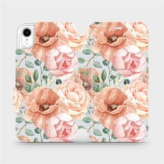 Mobiwear Flip pouzdro na mobil Apple iPhone XR - MP02S Pastelové květy