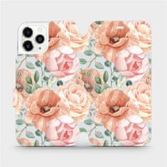 Mobiwear Flip pouzdro na mobil Apple iPhone 11 Pro - MP02S Pastelové květy