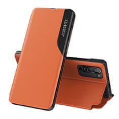 OEM Knížkové pouzdro s imitací kůže na Xiaomi Poco F3 / Mi 11i orange