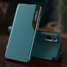 IZMAEL Elegantní knižkové pouzdro View Case pro Xiaomi Redmi Note 10 Pro - Černá KP24802