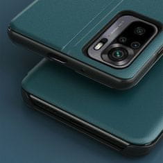 IZMAEL Elegantní knižkové pouzdro View Case pro Xiaomi Redmi Note 10 Pro - Černá KP24802