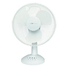 Clatronic  VL 3602 ventilátor 30cm, 0-1-2-3, 40W, oscilace, VL3602 WH, průměr 30 cm, vypínatelná oscilace, nastavitelný úhel sklonu, 4 rychlosti, 40 W