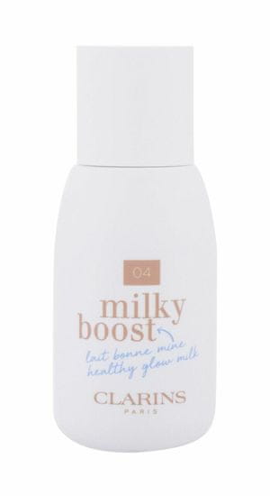 Clarins 50ml milky boost, 04 milky auburn, makeup