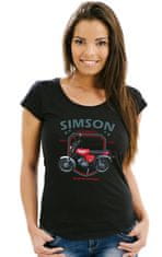 STRIKER Dámské tričko Simson S51 Barva: Růžová, Velikost: XL