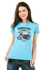 STRIKER Dámské tričko Simson S51 Barva: Růžová, Velikost: XL